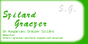 szilard graczer business card